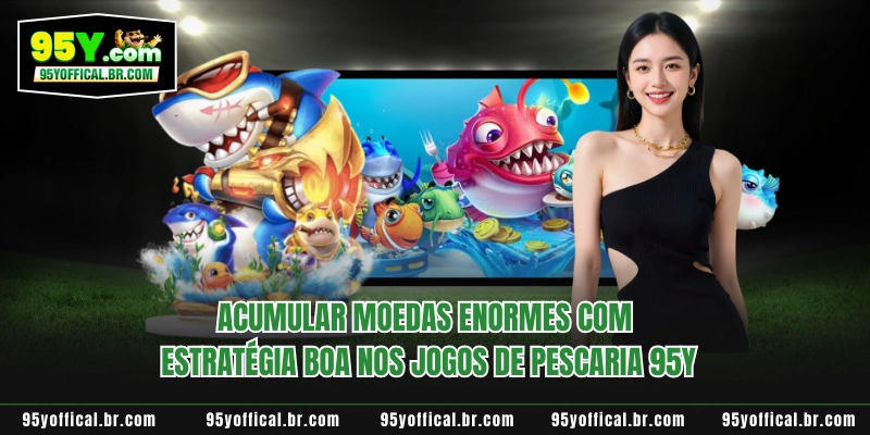 Acumular moedas enormes com estratégia boa nos jogos de pescaria 95Y
