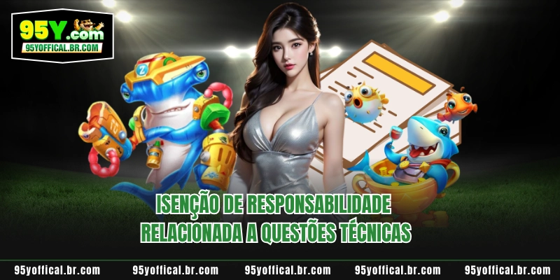 Isenção de responsabilidade relacionada a questões técnicas