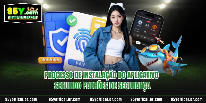 Baixe o aplicativo 95y 2 Processo de instalação do aplicativo seguindo padrões de segurança